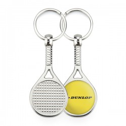 Porte-clé publicitaire métal raquette de tennis